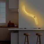 Casa si Gradina - Corpuri si surse de iluminat - Plafoniere, aplice si spoturi - Aplica de perete, Opviq, metal, auriu, 90x17x10 cm, led 14w - Infinity.ro