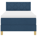 Casa si Gradina - Mobilier - Paturi si accesorii - Paturi - Pat cu arcuri cu saltea albastra 100x200 cm tesatura - Infinity.ro