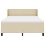 Casa si Gradina - Mobilier - Paturi si accesorii - Paturi - Pat Box Spring cu Saltea Crem 140x190 cm Fabrics - Infinity.ro