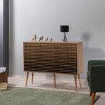 Casa si Gradina - Mobilier - Comode si corpuri - Console - Consola, Hanah Home, pal melaminat, stejar sonoma, 120x36x90 cm, 863SPH3419 - Infinity.ro