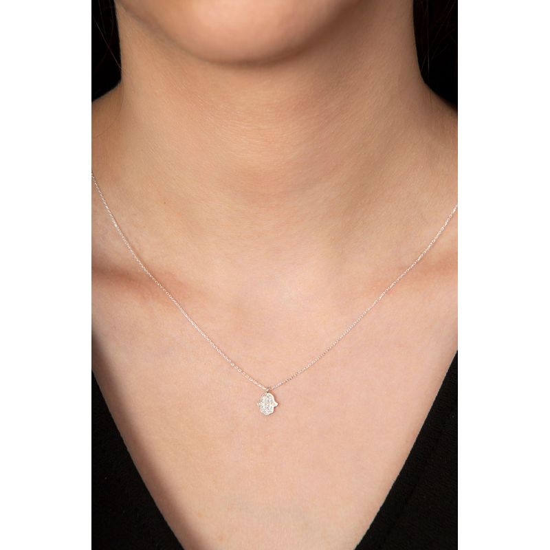 Fashion, accesorii si bijuterii - Femei - Bijuterii femei - Coliere femei - Colier, Heliophilia, argint 925, argintiu, lungime lant 43 cm, 938ELS5861 - Infinity.ro