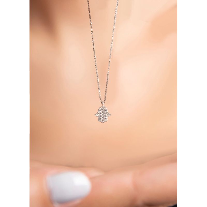 Fashion, accesorii si bijuterii - Femei - Bijuterii femei - Coliere femei - Colier, Heliophilia, argint 925, argintiu, lungime lant 43 cm, 938ELS5861 - Infinity.ro