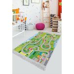 Casa si Gradina - Textile si covoare - Covoare - Covoare copii - Covor, Conceptum Hypnose, multicolor, 80x120 cm, catifea, antiderapant, 595HFT1156 - Infinity.ro