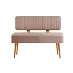 Casa si Gradina - Mobilier - Canapele si coltare - Banchete - Banca, Hanah Home, pal melaminat, pin atlantic si piatra, 110x40x82.5 cm - Infinity.ro