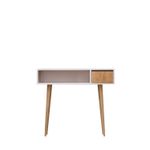Casa si Gradina - Mobilier - Comode si corpuri - Console - Consola, Hanah Home, pal melaminat, stejar si alb, 100x30x94 cm - Infinity.ro