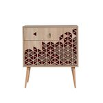 Casa si Gradina - Mobilier - Comode si corpuri - Comode - Comoda, Hanah Home, pal melaminat, stejar sonoma, 80x40x90 cm, 869VEL3430 - Infinity.ro