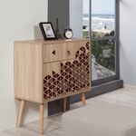 Casa si Gradina - Mobilier - Comode si corpuri - Comode - Comoda, Hanah Home, pal melaminat, stejar sonoma, 80x40x90 cm, 869VEL3430 - Infinity.ro