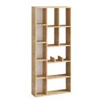Casa si Gradina - Mobilier - Biblioteci si rafturi - Biblioteci - Biblioteca, Hanah Home, pal melaminat, stejar safir, 75x18x170 cm - Infinity.ro