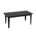 Casa si Gradina - Mobilier - Mese si birouri - Mese bucatarie si dining - Masa dining, Hanah Home, panou aglomerat cu melamina, negru, 180x90x76.8 cm - Infinity.ro