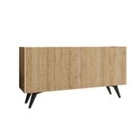 Casa si Gradina - Mobilier - Comode si corpuri - Console - Consola, Hanah Home, PAL melaminat, stejar, 150x76x40 cm - Infinity.ro