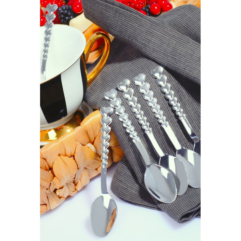 Casa si Gradina - Bucatarie si vesela - Vesela si tacamuri - Tacamuri si seturi - Set linguri, Hermia, inox, argintiu, 11x1x1 cm, 12 piese - Infinity.ro