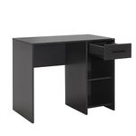 Casa si Gradina - Mobilier - Mese si birouri - Birouri - Birou, Hanah Home, PAL melaminat, antracit, 90x52x75 cm - Infinity.ro