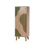 Casa si Gradina - Mobilier - Dulapuri si sifoniere - Dulapuri pantofi - Set mobilier hol, Hanah Home, pal melaminat, sonoma verde, dulap pantofi 50x135x38 cm, banca 105x50x40 cm, 869VEL8580 - Infinity.ro