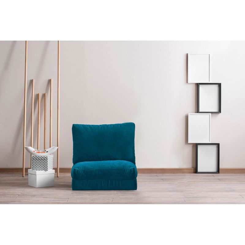 Casa si Gradina - Mobilier - Canapele si coltare - Canapele - Canapea extensibila, Hanah Home, metal, verde, 60x68x62 cm - Infinity.ro