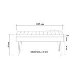 Casa si Gradina - Mobilier - Dulapuri si sifoniere - Dulapuri pantofi - Set mobilier hol, Hanah Home, pal melaminat, sonoma verde, dulap pantofi 50x135x38 cm, banca 105x50x40 cm, 869VEL8580 - Infinity.ro