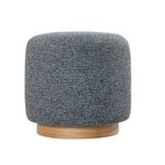 Casa si Gradina - Mobilier - Scaune si fotolii - Tabureti - Puf, Atelier Del Sofa, bumbac si in, gri, 45x42 cm - Infinity.ro