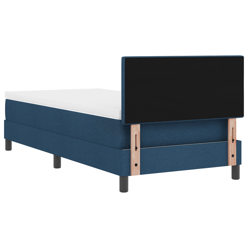 Casa si Gradina - Mobilier - Paturi si accesorii - Paturi - Pat cu arcuri cu saltea Albastra 100x200 cm Tesatura - Infinity.ro