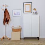 Casa si Gradina - Mobilier - Dulapuri si sifoniere - Dulapuri - Dulap multifunctional, Hanah Home, pal melaminat, alb, 72x34x119 cm - Infinity.ro