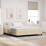 Casa si Gradina - Mobilier - Paturi si accesorii - Paturi - Pat cu arcuri si saltea Bej 180x200 cm - Infinity.ro