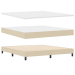 Casa si Gradina - Mobilier - Paturi si accesorii - Paturi - Pat cu arcuri si saltea Bej 180x200 cm - Infinity.ro