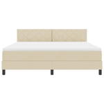 Casa si Gradina - Mobilier - Paturi si accesorii - Paturi - Pat cu arcuri si saltea Bej 180x200 cm - Infinity.ro