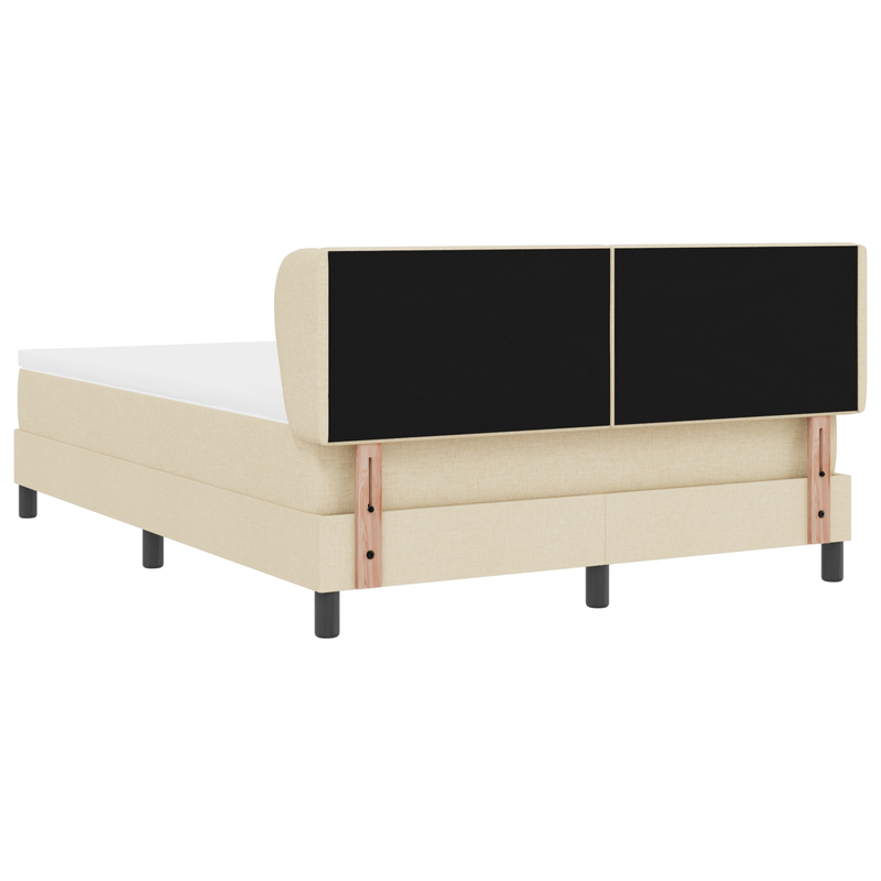 Casa si Gradina - Mobilier - Paturi si accesorii - Paturi - Pat cu saltea  Crem 140x200 cm Fabric - Infinity.ro