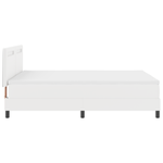 Casa si Gradina - Mobilier - Paturi si accesorii - Paturi - Pat cu arcuri  cu saltea Alb 140x200 cm Piele ecologica - Infinity.ro