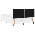 Casa si Gradina - Mobilier - Paturi si accesorii - Paturi - Pat cu arcuri  cu saltea Alb 140x200 cm Piele ecologica - Infinity.ro