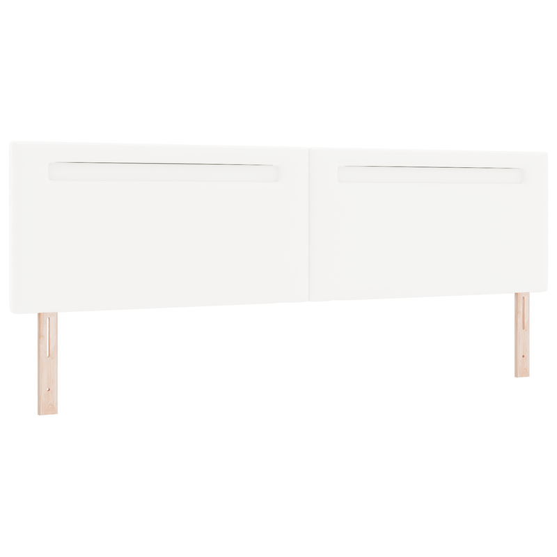 Casa si Gradina - Mobilier - Paturi si accesorii - Paturi - Pat Box Spring  cu saltea Alb 200x200 cm Piele artificiala - Infinity.ro