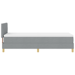 Casa si Gradina - Mobilier - Paturi si accesorii - Paturi - Pat cu Arcuri cu Saltea Gri Deschis 80x200 cm Tesatura - Infinity.ro