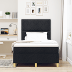 Casa si Gradina - Mobilier - Paturi si accesorii - Paturi - Pat cu Tabara cu Saltea Neagra 120x200 cm Material Textil - Infinity.ro