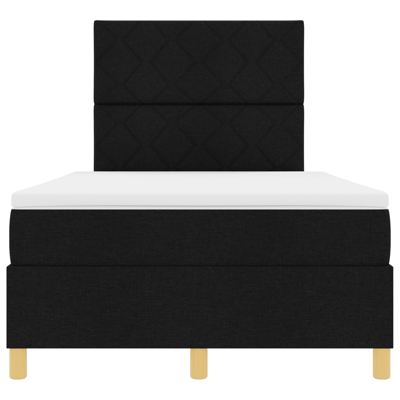 Casa si Gradina - Mobilier - Paturi si accesorii - Paturi - Pat cu Tabara cu Saltea Neagra 120x200 cm Material Textil - Infinity.ro