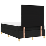 Casa si Gradina - Mobilier - Paturi si accesorii - Paturi - Pat cu Tabara cu Saltea Neagra 120x200 cm Material Textil - Infinity.ro