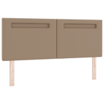 Casa si Gradina - Mobilier - Paturi si accesorii - Paturi - Pat Box Spring  cu saltea Cappuccino 140x200 cm Piele ecologica - Infinity.ro