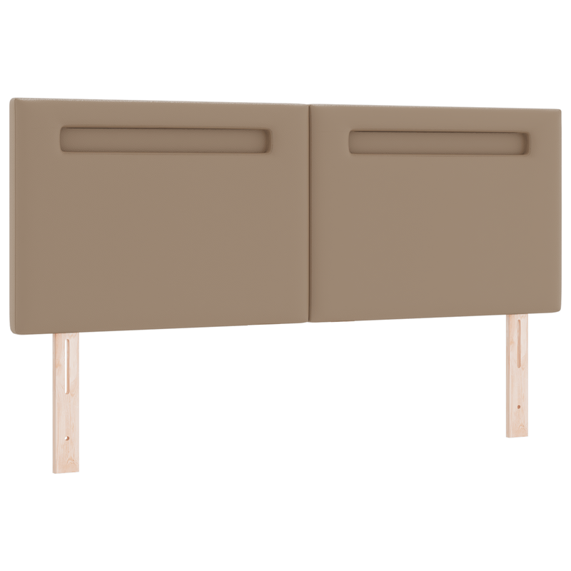 Casa si Gradina - Mobilier - Paturi si accesorii - Paturi - Pat Box Spring  cu saltea Cappuccino 140x200 cm Piele ecologica - Infinity.ro