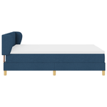 Casa si Gradina - Mobilier - Paturi si accesorii - Paturi - Pat box spring cu saltea, albastru, 140x200 cm, textil - Infinity.ro