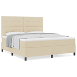 Casa si Gradina - Mobilier - Paturi si accesorii - Paturi - Pat cu arcuri cu saltea Crem Super King - Infinity.ro
