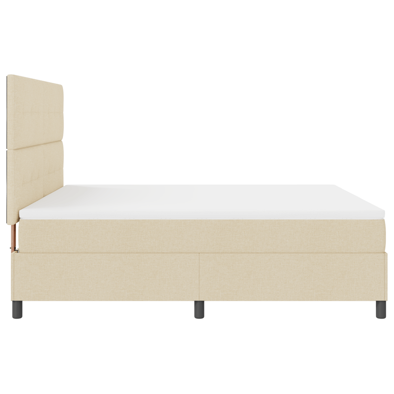 Casa si Gradina - Mobilier - Paturi si accesorii - Paturi - Pat cu arcuri cu saltea Crem Super King - Infinity.ro
