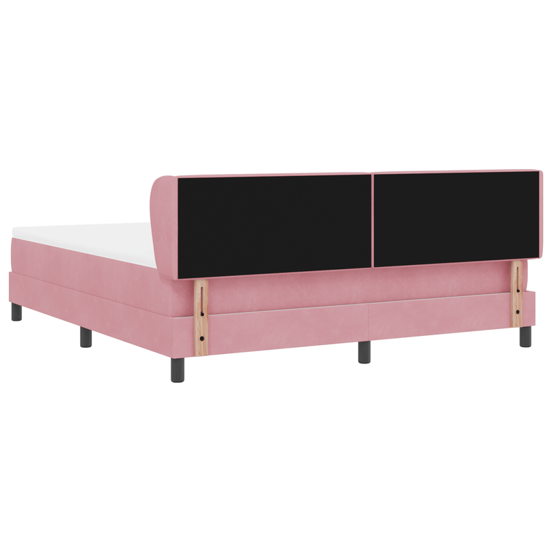 Casa si Gradina - Mobilier - Paturi si accesorii - Paturi - Pat cu arcuri si saltea roz 180x200 cm - Infinity.ro