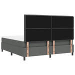 Casa si Gradina - Mobilier - Paturi si accesorii - Paturi - Pat cu arcuri si saltea gri inchis super king - Infinity.ro