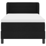 Casa si Gradina - Mobilier - Paturi si accesorii - Paturi - Pat cu saltea Box Spring  Negru 90x190 cm Fabricat - Infinity.ro