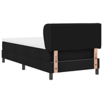 Casa si Gradina - Mobilier - Paturi si accesorii - Paturi - Pat cu saltea Box Spring  Negru 90x190 cm Fabricat - Infinity.ro