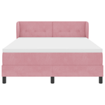 Casa si Gradina - Mobilier - Paturi si accesorii - Paturi - Pat Box Spring  cu saltea Roz 160x200 cm Catifea - Infinity.ro