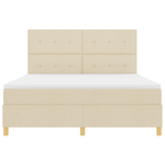 Casa si Gradina - Mobilier - Paturi si accesorii - Paturi - Pat cu saltea crem super king tesatura - Infinity.ro