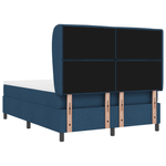 Casa si Gradina - Mobilier - Paturi si accesorii - Paturi - Pat box spring cu saltea, albastru, 140x190 cm, textil - Infinity.ro