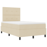Casa si Gradina - Mobilier - Paturi si accesorii - Paturi - Pat cu arcuri cu saltea crem 120x200 cm tesatura - Infinity.ro