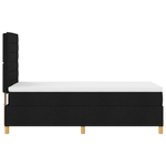 Casa si Gradina - Mobilier - Paturi si accesorii - Paturi - Pat cu somiera cu saltea Negru Simplu Tesatura - Infinity.ro
