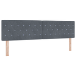 Casa si Gradina - Mobilier - Paturi si accesorii - Paturi - Pat Box Spring  cu Saltea Gri Inchis 180x200 cm Catifea - Infinity.ro