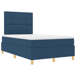 Casa si Gradina - Mobilier - Paturi si accesorii - Paturi - Pat cu arc cu saltea Albastru 120x200 cm Tesatura - Infinity.ro