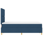 Casa si Gradina - Mobilier - Paturi si accesorii - Paturi - Pat cu arc cu saltea Albastru 120x200 cm Tesatura - Infinity.ro